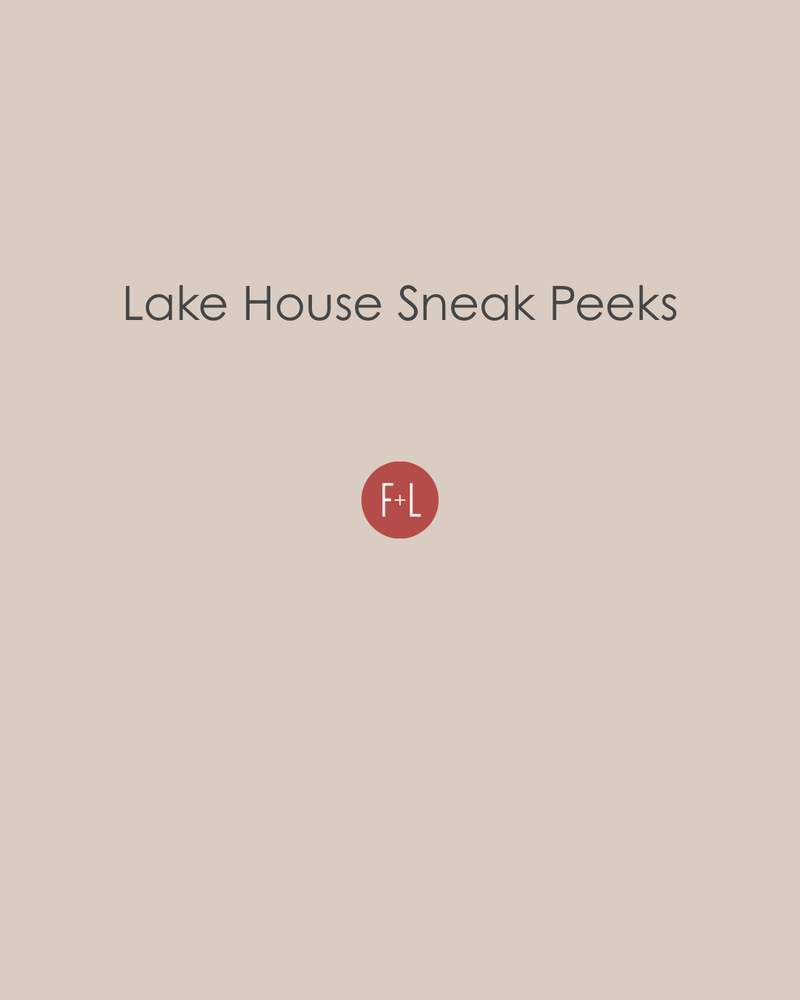 Lake House Sneak Peeks