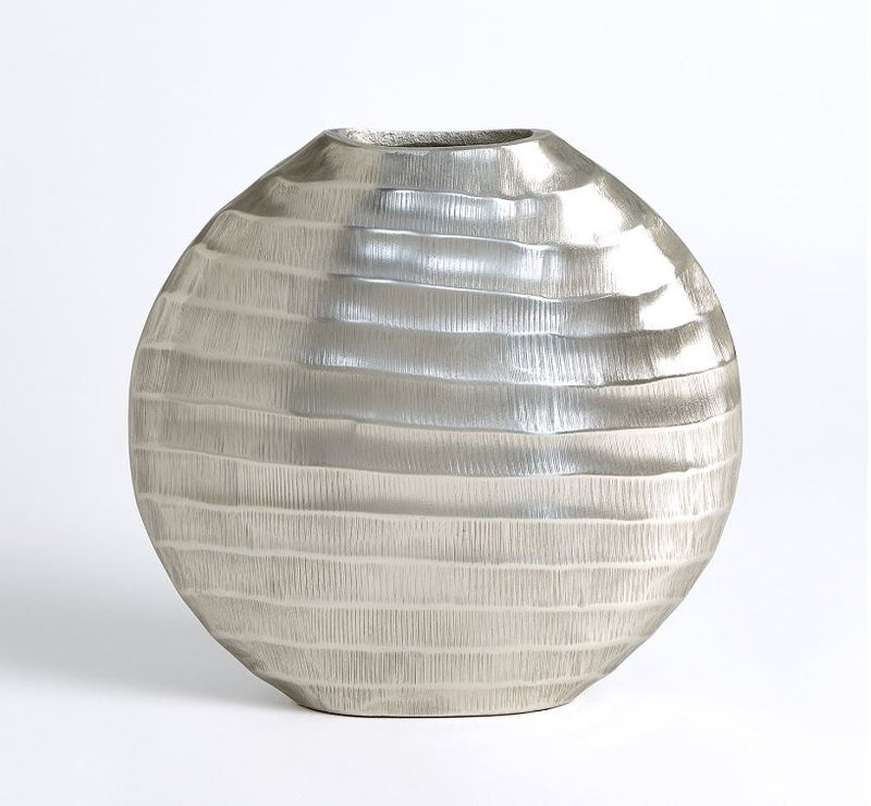 Chased Oval Vase
