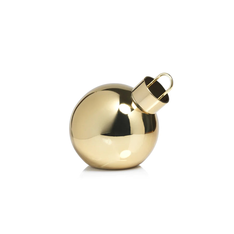 Gold Glass Ornament Ball