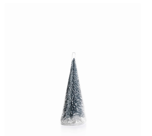 Glass Silver Decorative Tree