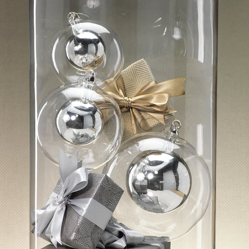 Double Glass Ball Ornament