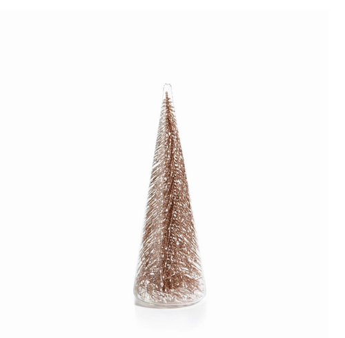 Glass Glitter Decorative Tree