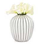 Abstract Striped Gourd Vase