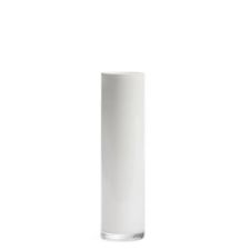 Rise White Cylinder Vase